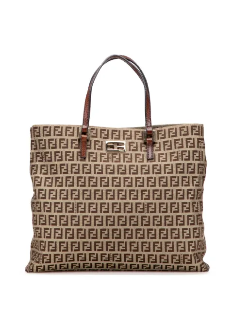 Fendi Pre-Owned tote de lona con motivo Zucchino 2000-2010