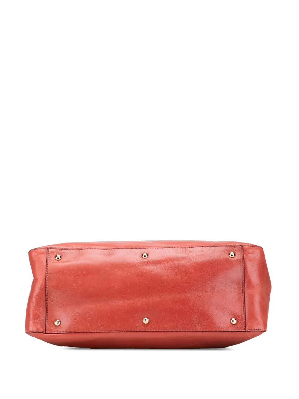 2000-2010 Large Leather Twins Tote Satchel