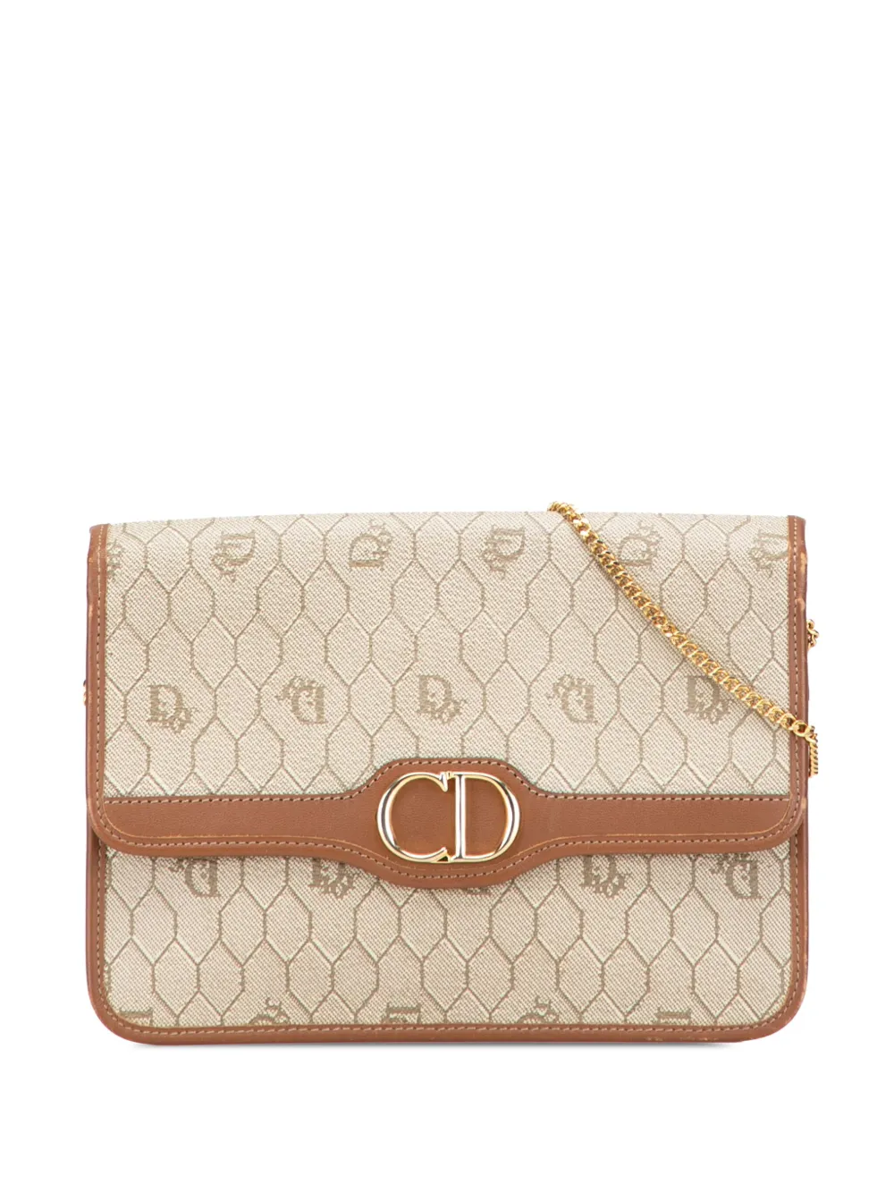 Christian Dior Pre-Owned 20th Century Honeycomb Coated Canvas Chain Christian Dior Pre-Owned 20th Century Honeycomb Coated Canvas Chain