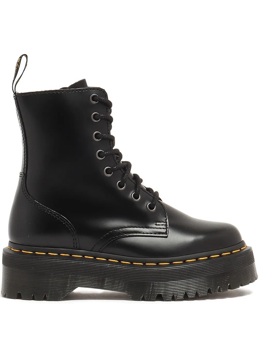 Dr. Martens Zip Platform Boots In Black