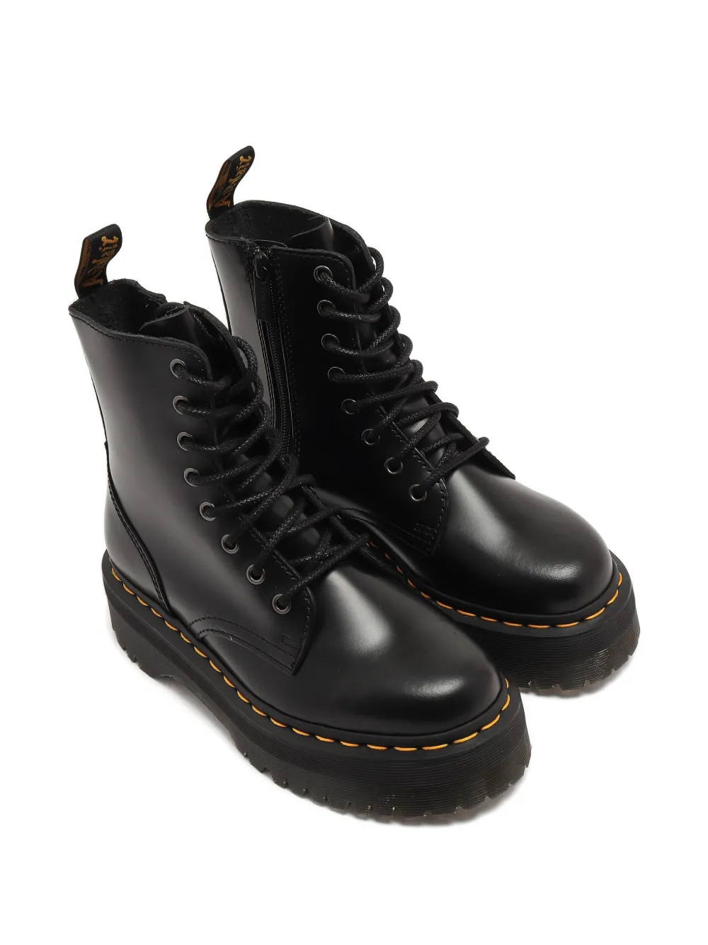 Dr. Martens Zip Platform Boots In Black