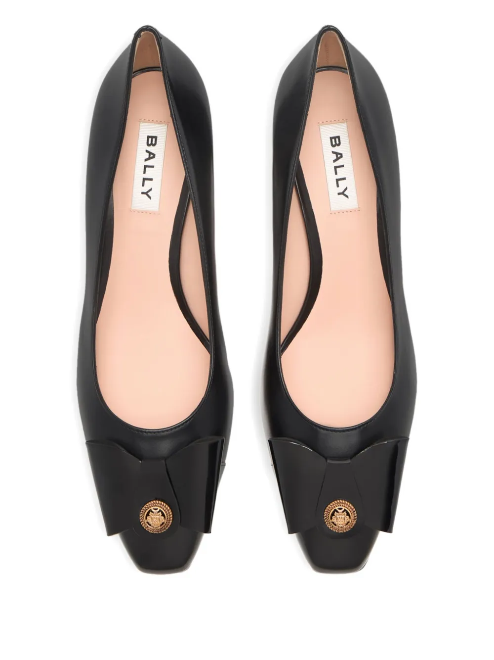 Bally 55 mm B-Bow leren pumps Zwart
