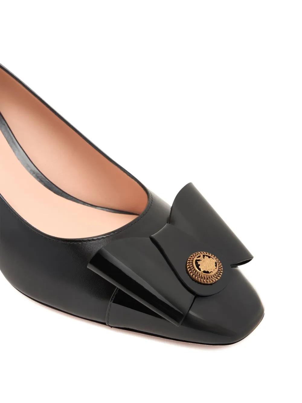 Bally 55 mm B-Bow leren pumps Zwart