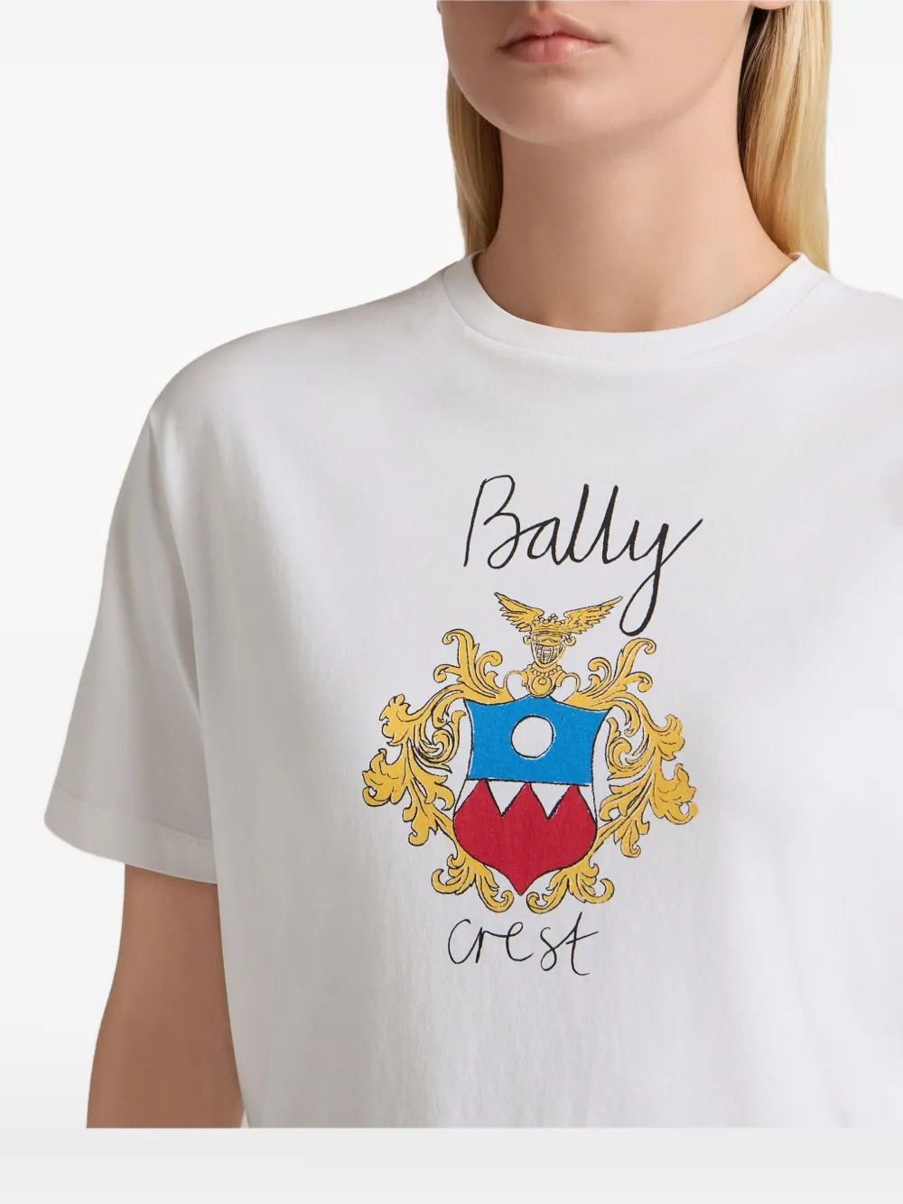 Bally Katoenen T-shirt met print Wit