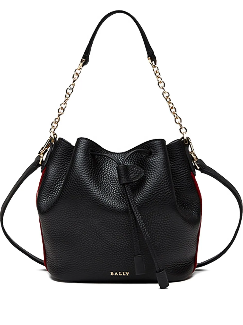 Bally grained-leather bucket bag | Black | Image 1
