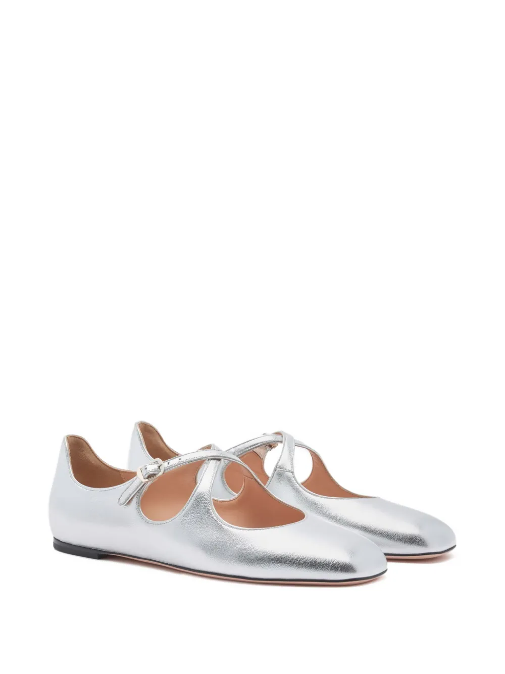 Bally rina ballerina's Zilver
