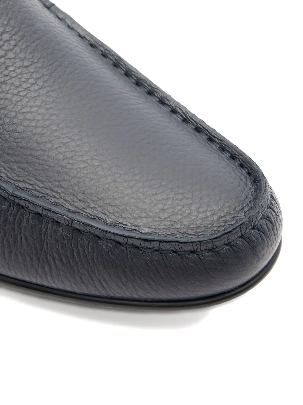 Bally Axony Grained Leather Loafers In Multi