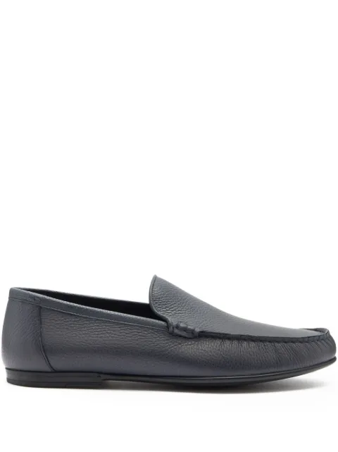 Bally Axony grained leather loafers