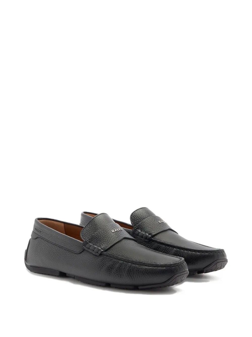 Bally Leren loafers - Zwart