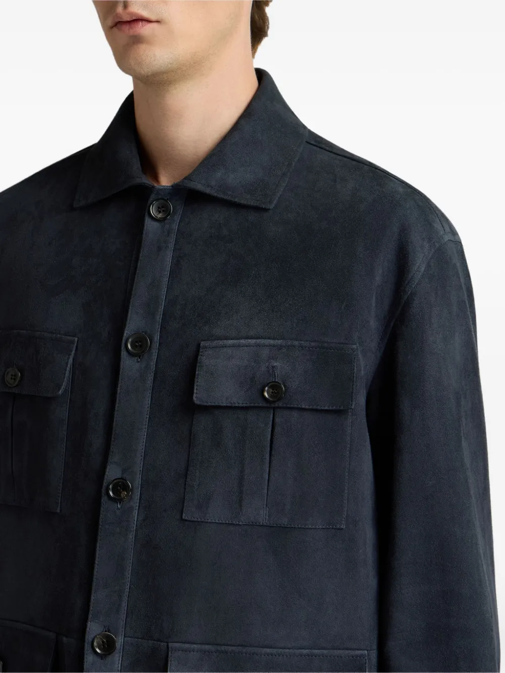 Bally Suède jack Blauw