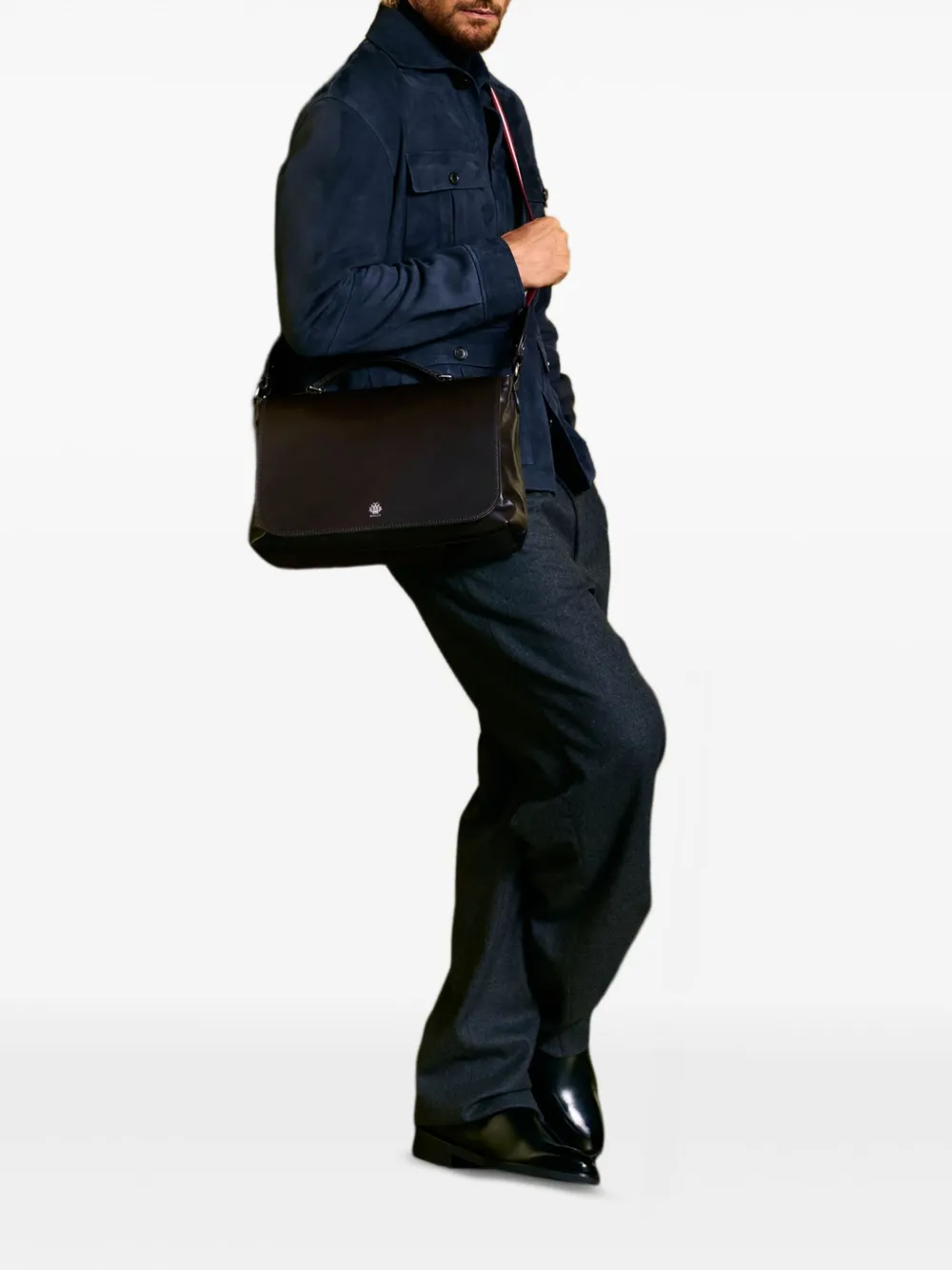 Bally Suède jack Blauw