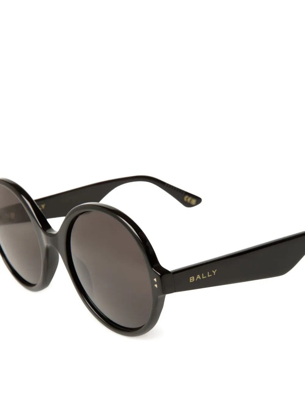 Bally Round Ursula Sunglasses - Black 