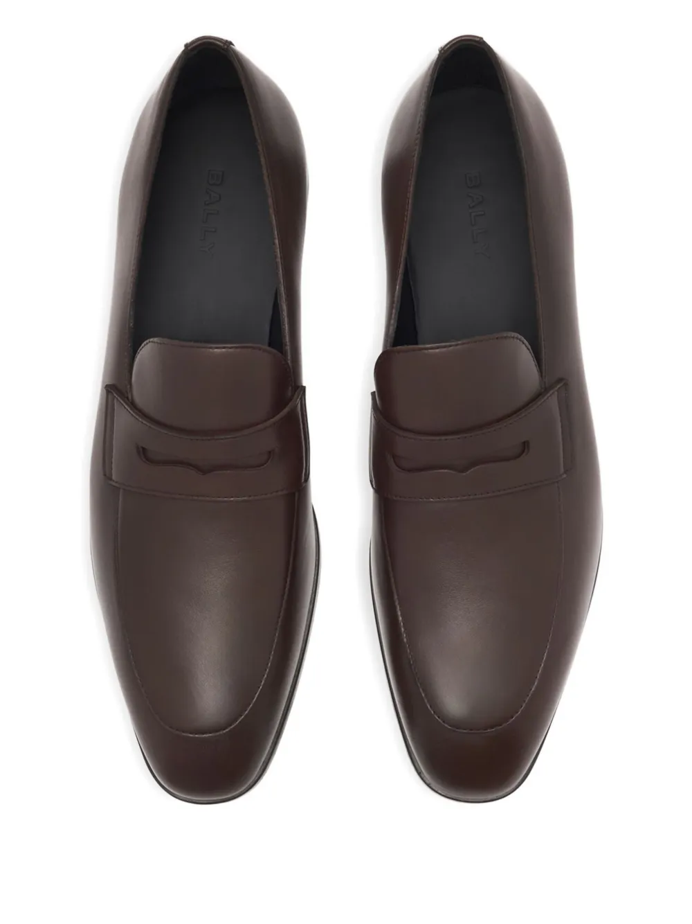 Bally Onizy leren loafers Bruin