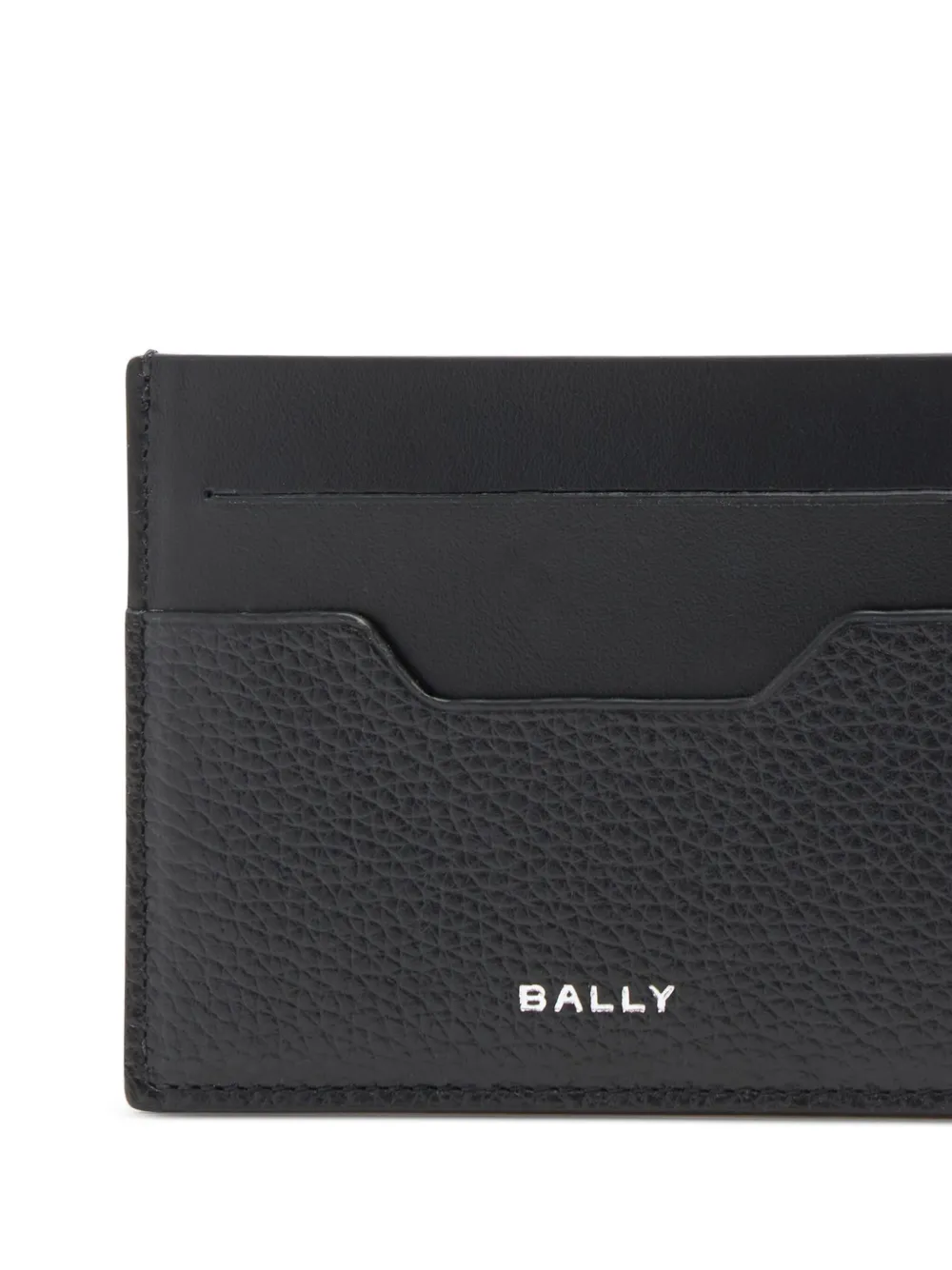 Bally Capitol leren pasjeshouder Zwart