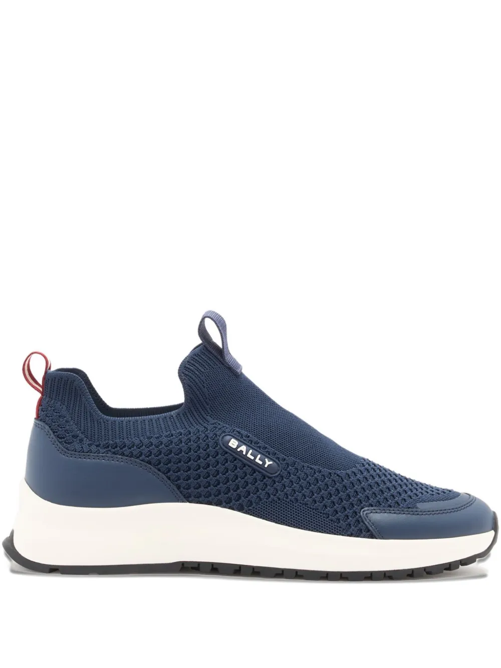 Bally baskets à motif monogrammé | bleu | Image 1