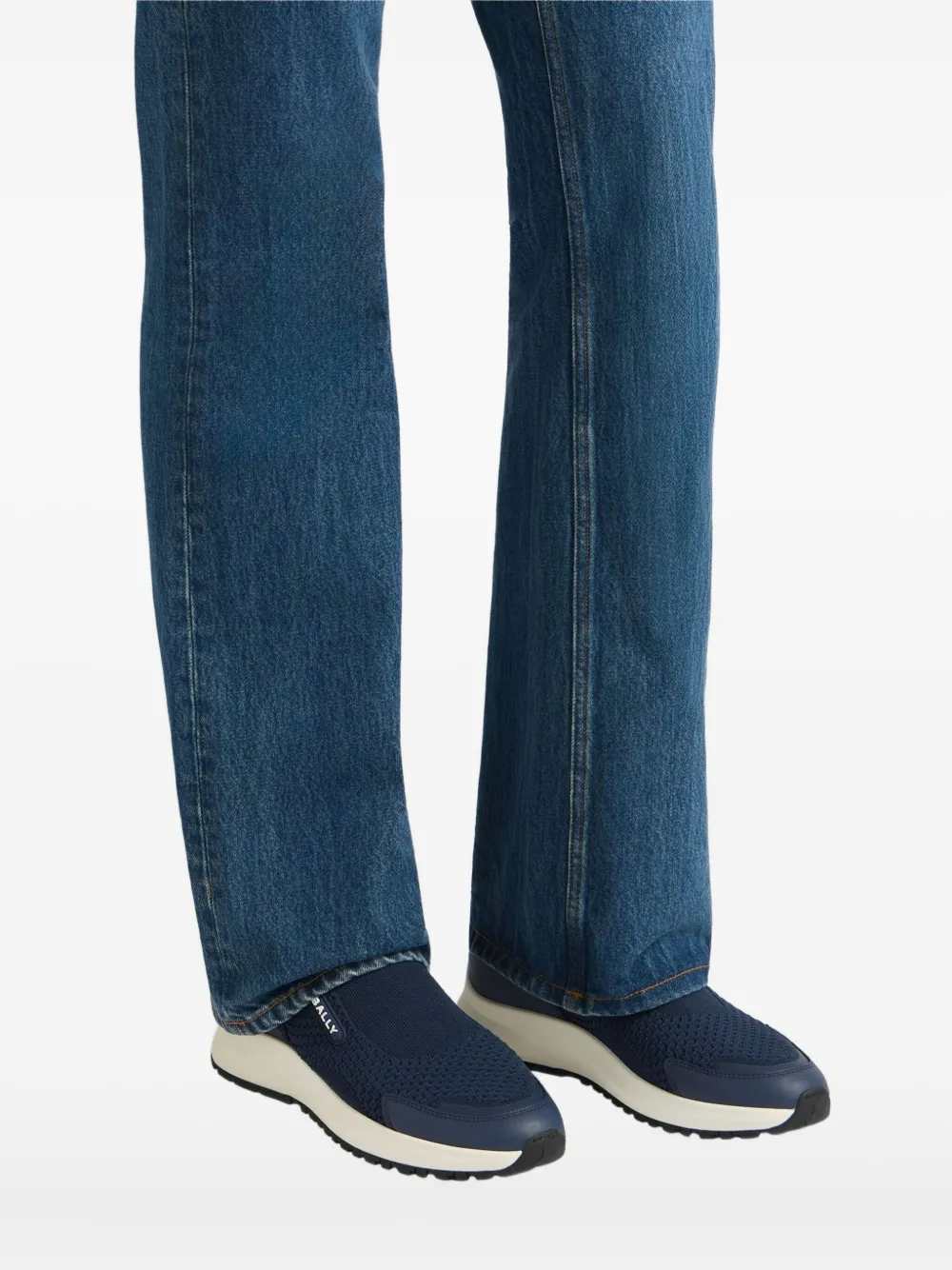 Bally Logo-motif Sneakers In Blue