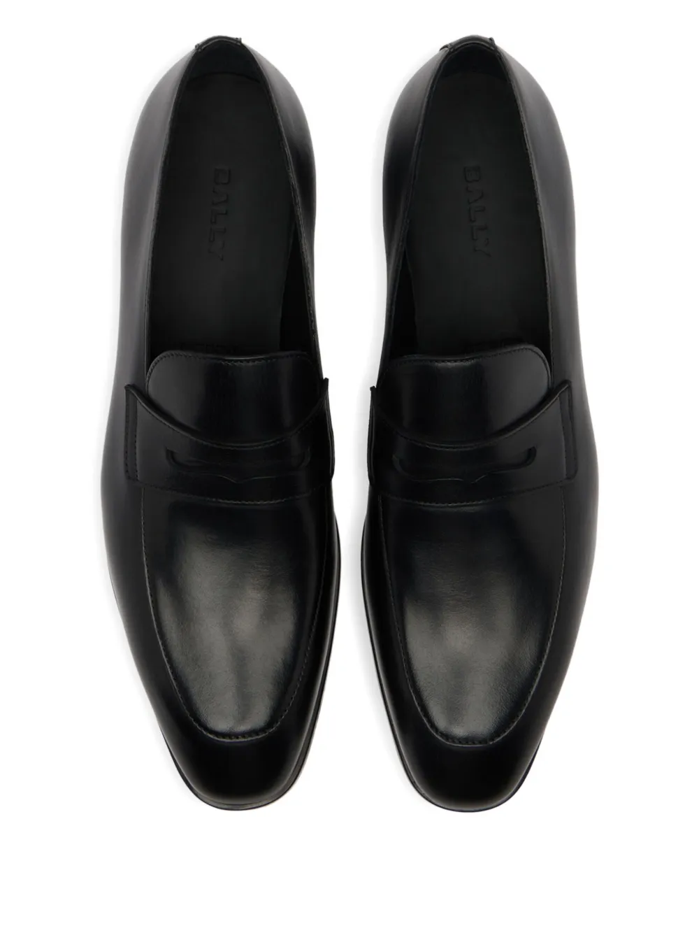 Bally Onizy leren loafers Zwart