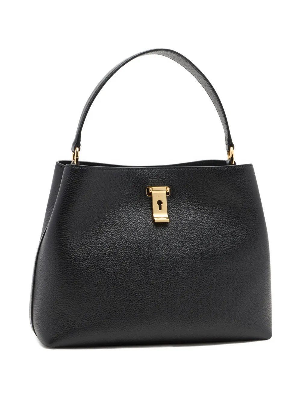 Bally Lock Me bewerkte shopper Zwart