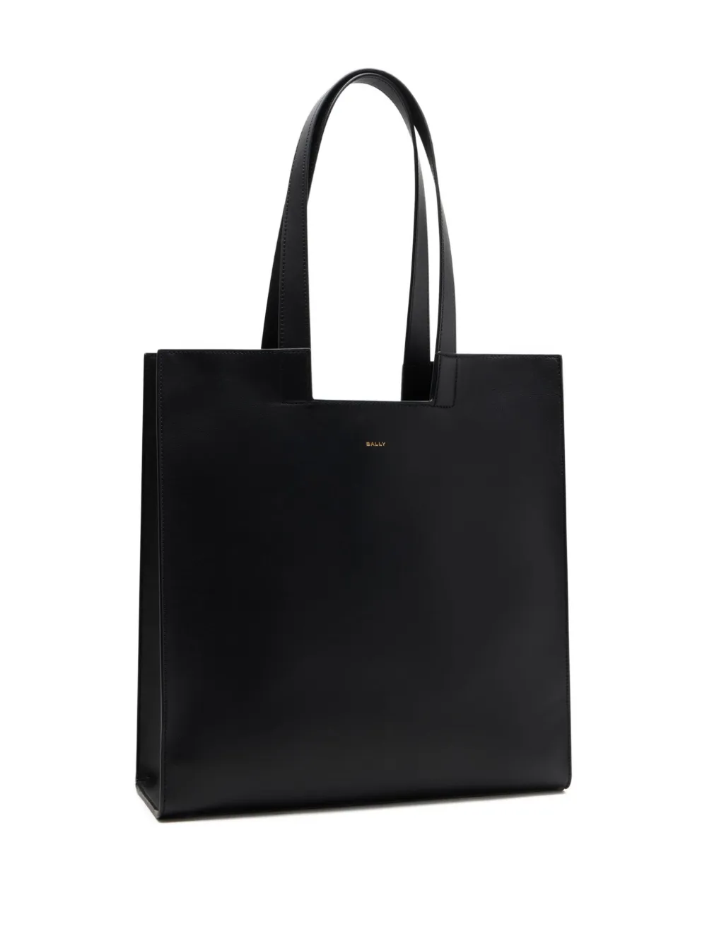 Bally Easy Leather Shoulder Bag In Black