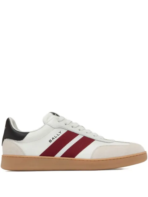 Bally Retro Crest striped leather sneakers