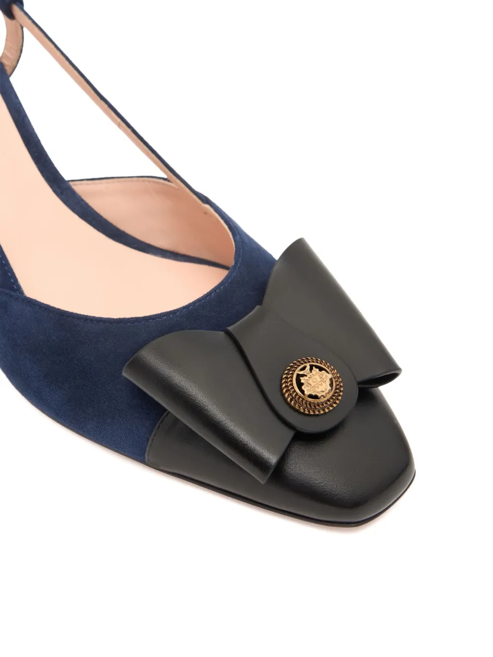 Bally 55 mm B-Bow slingback pumps Blauw