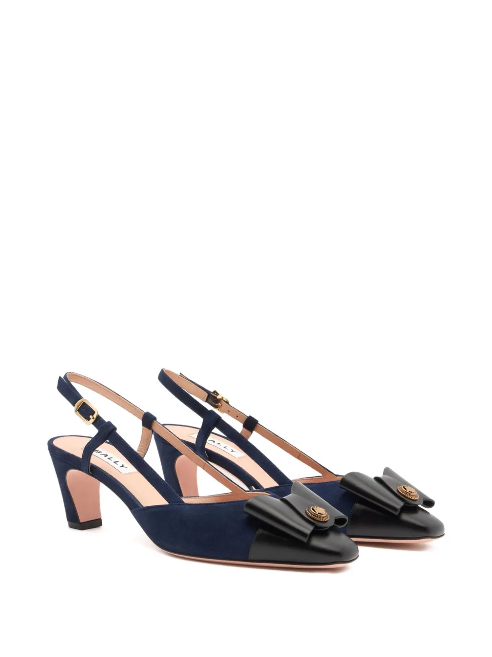 Bally 55 mm B-Bow slingback pumps Blauw