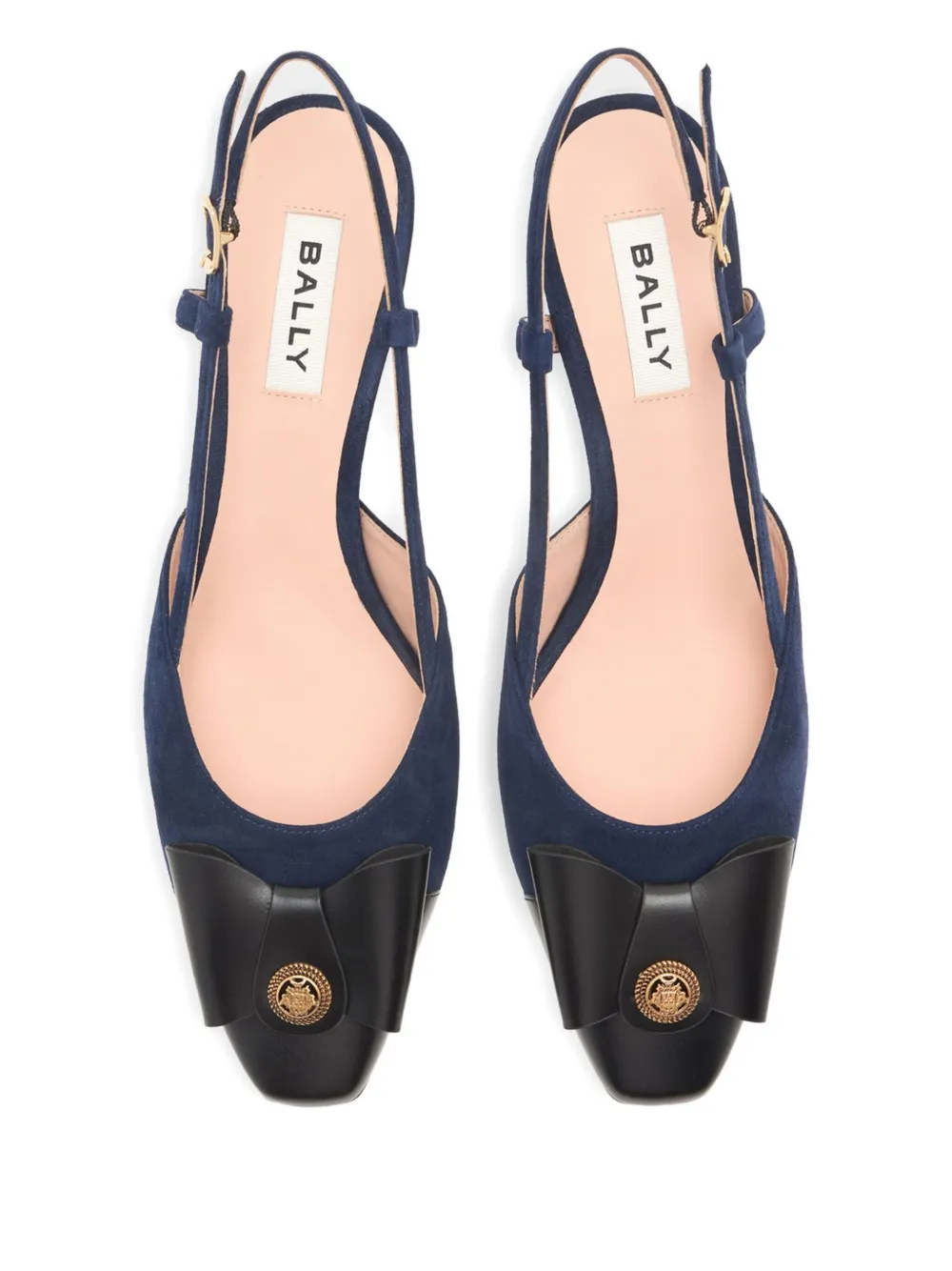 Bally 55 mm B-Bow slingback pumps Blauw