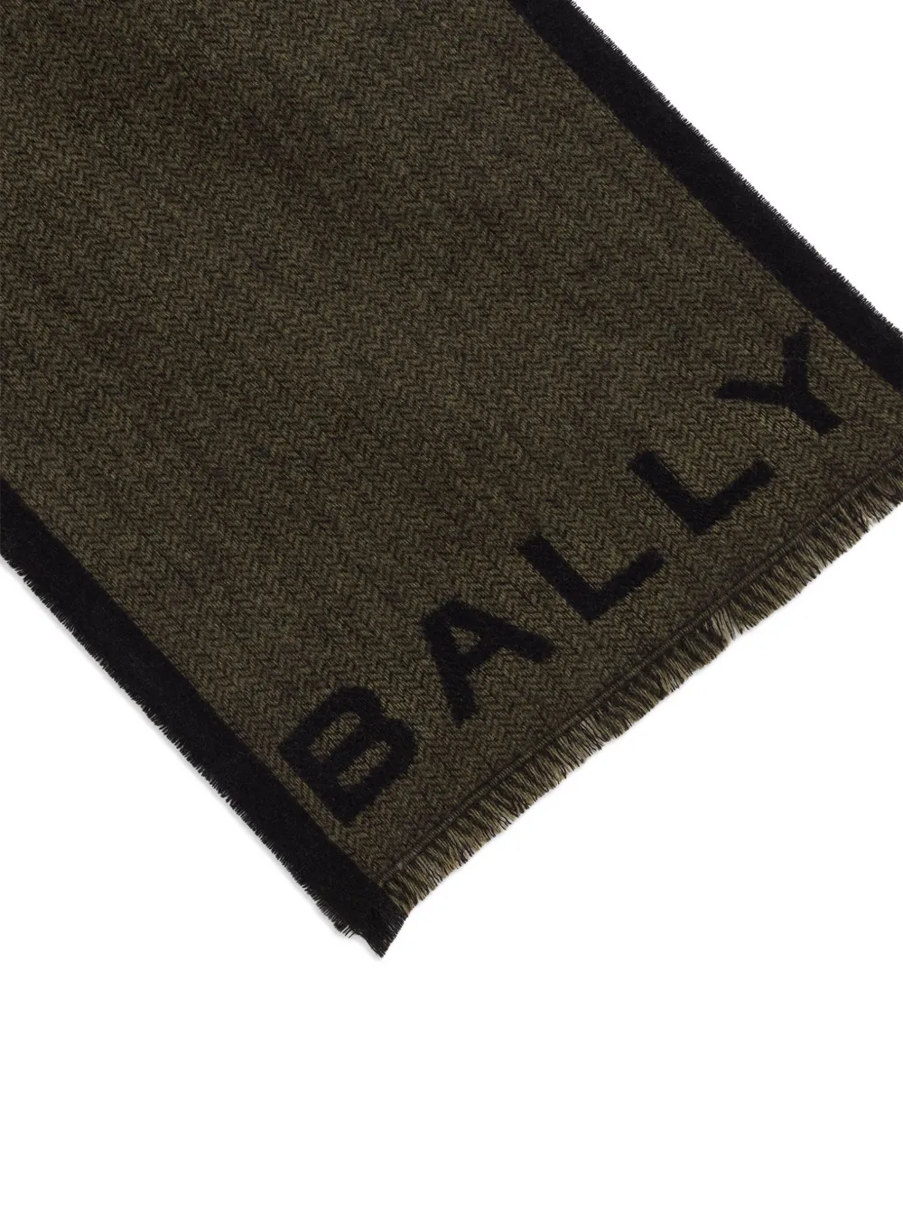 Bally logo scarf - Groen