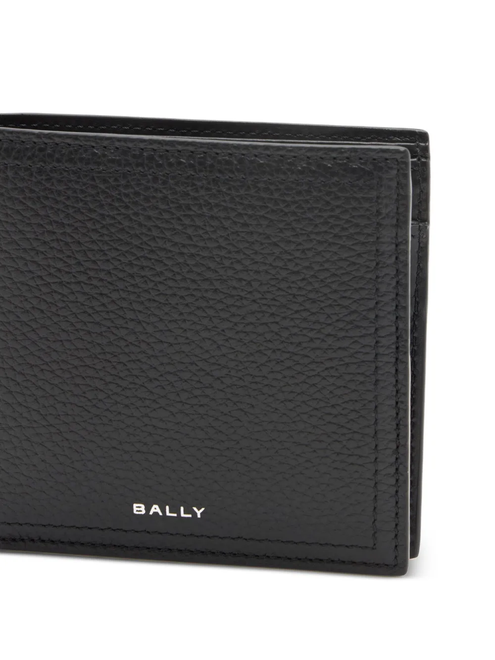 Bally Capitol portemonnee van bewerkt leer Zwart
