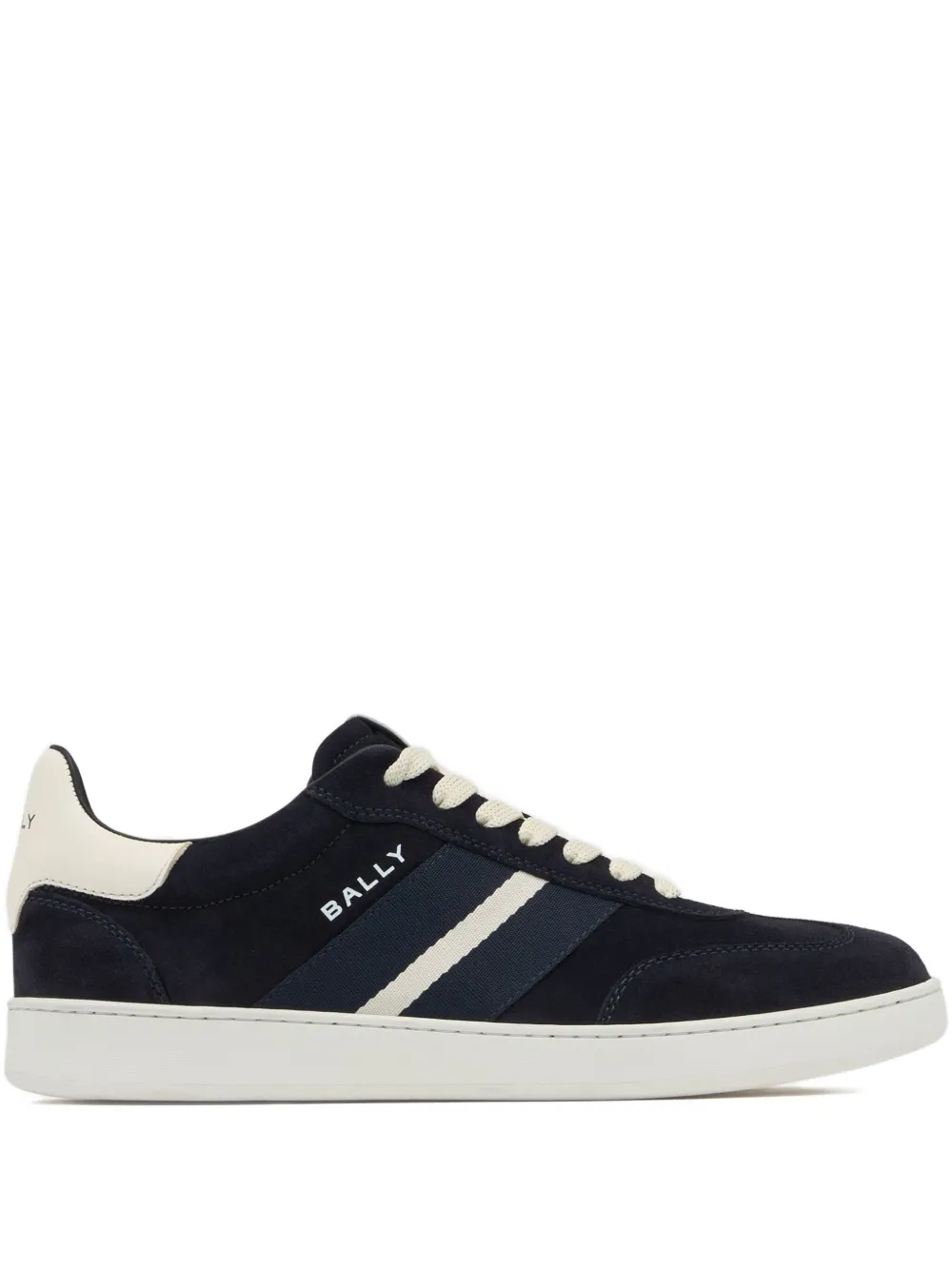 Bally Retro Crest stripe suede sneakers - ブルー Bally Retro Crest stripe suede sneakers - ブルー