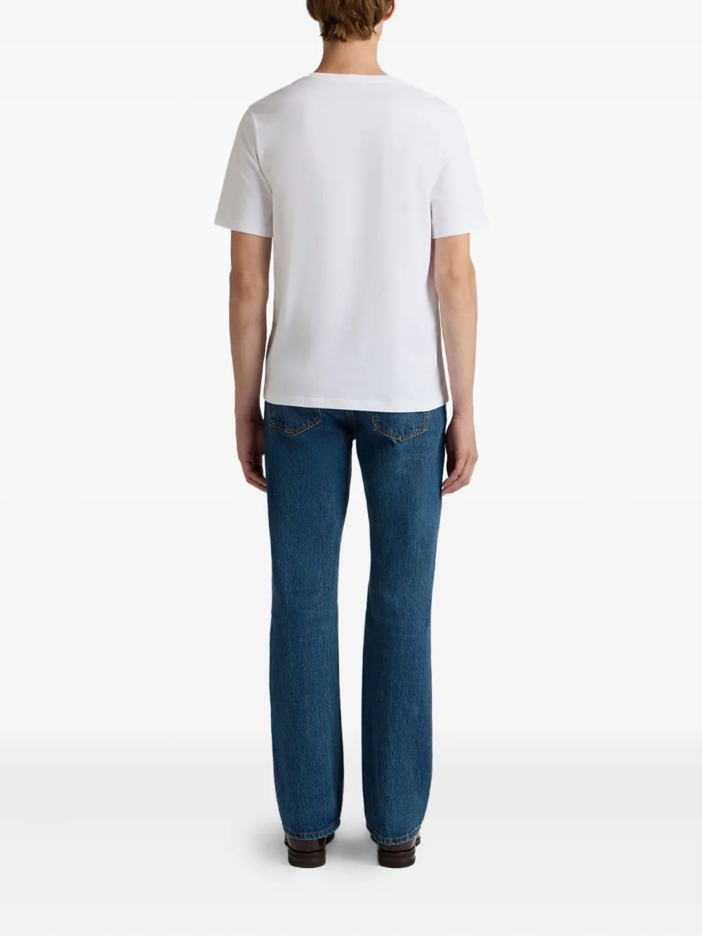 Bally Crest Cotton T-shirt In White