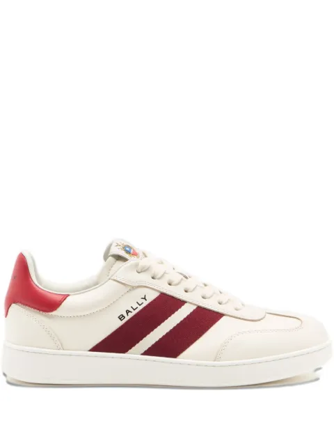 Bally tenis Retro Crest de piel a rayas