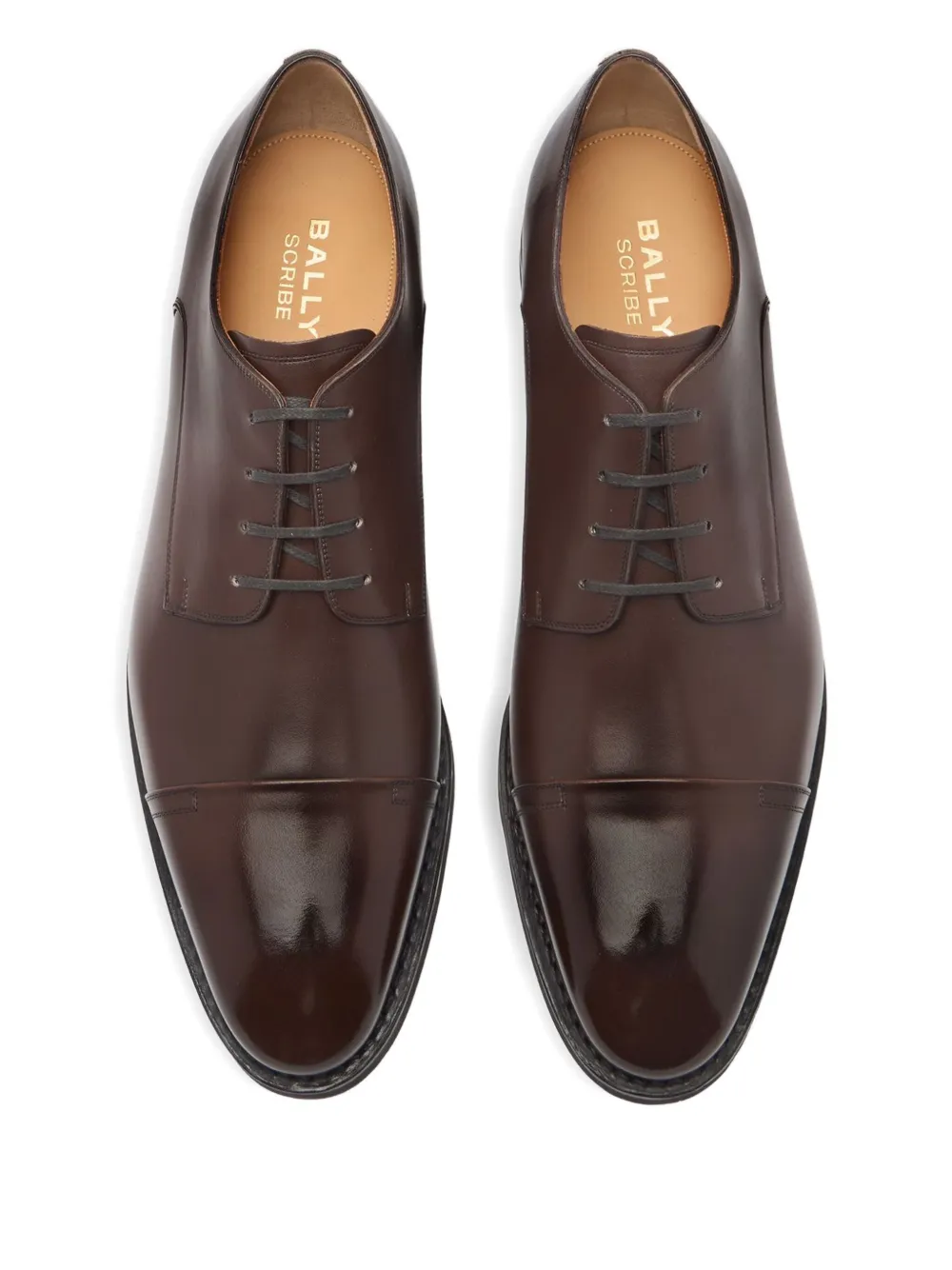 Bally Scribe Un leren Oxford schoenen Bruin