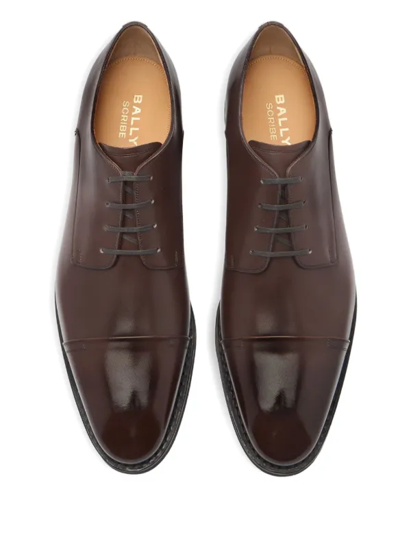 Bally Scribe Un Leather Oxford Shoes | Brown | FARFETCH GE