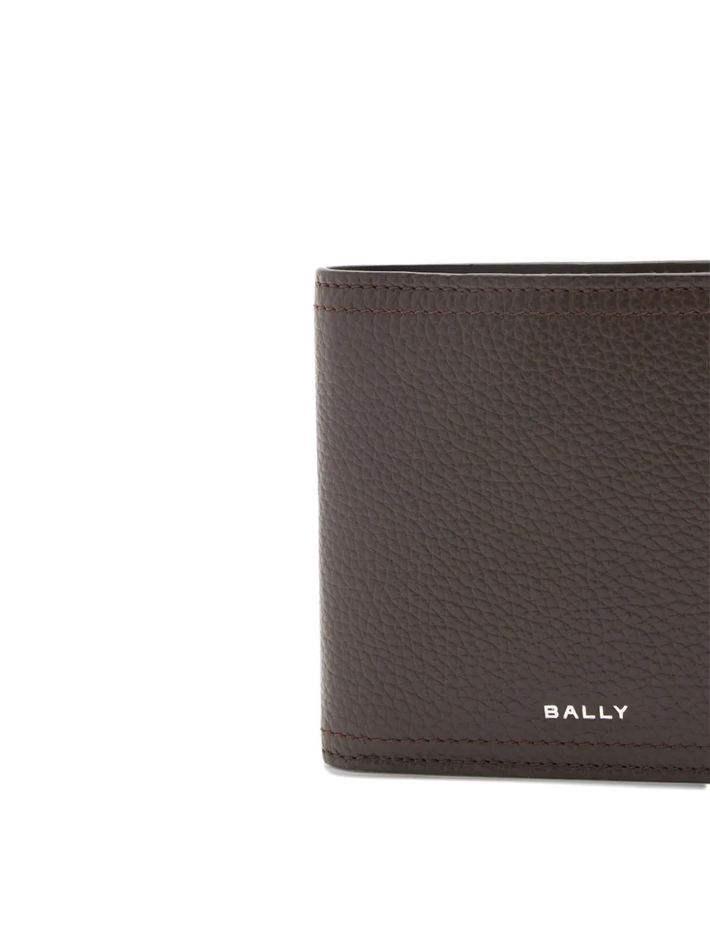 Bally Capitol portemonnee van bewerkt leer Bruin