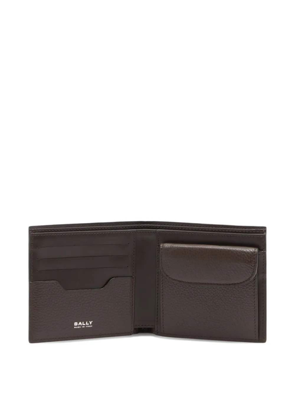 Bally Capitol portemonnee van bewerkt leer Bruin