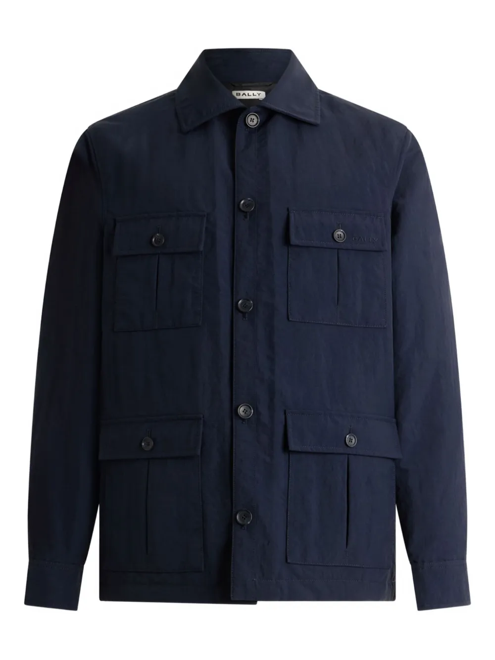 Bally buttoned pocket overshirt | Blue | Image 1