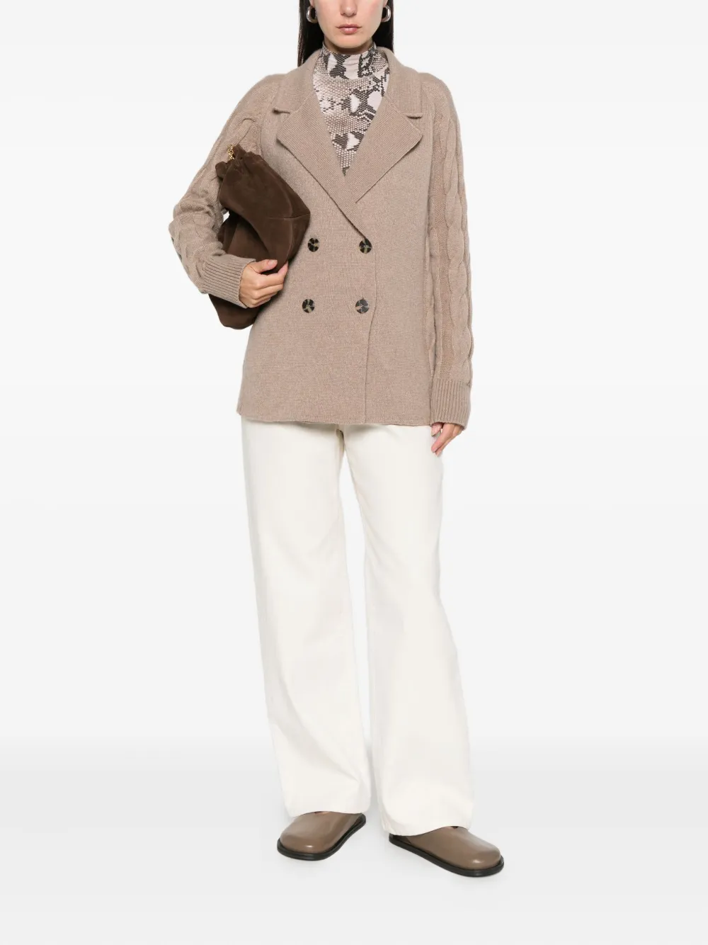 Neera cárdigan en tejido de ochos con doble botonadura | Cárdigans | Image 2