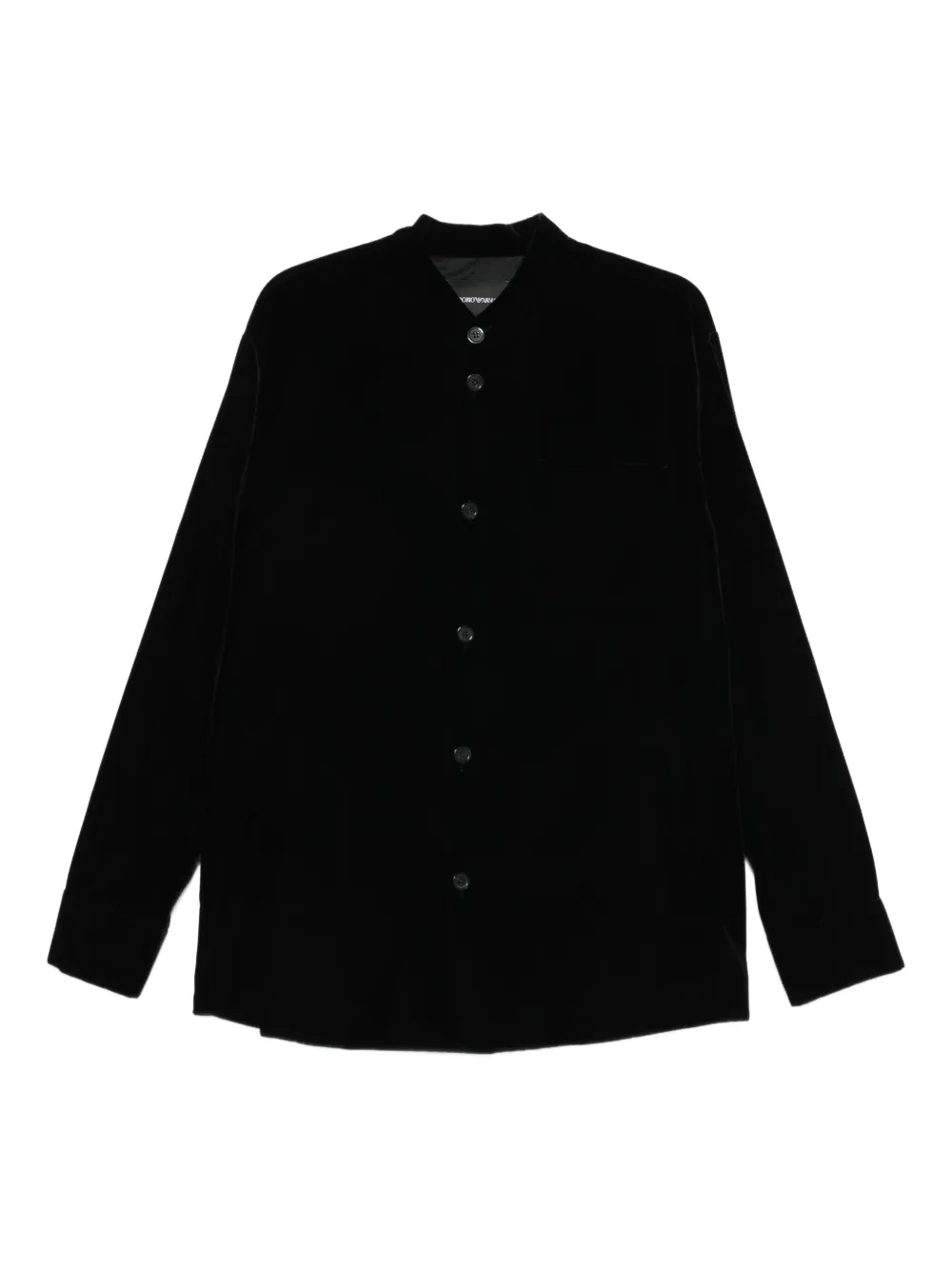 Emporio Armani long-sleeve button-up shirt - Nero