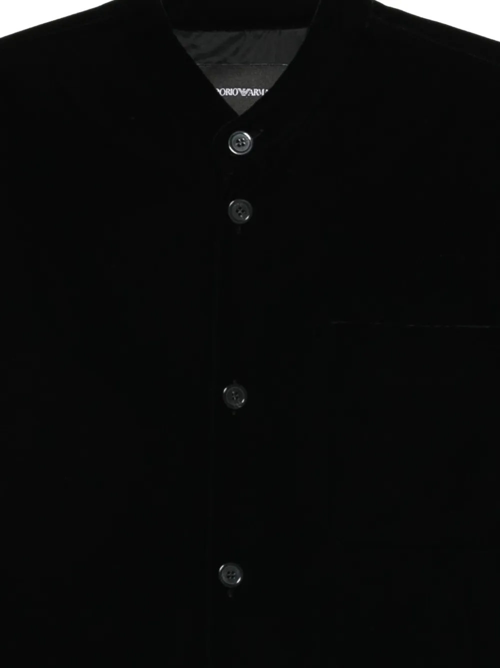 Emporio Armani Button-up overhemd Zwart