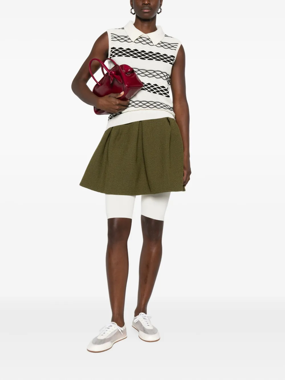 LOEWE top con cuello italiano | Chalecos y camisetas | Image 2