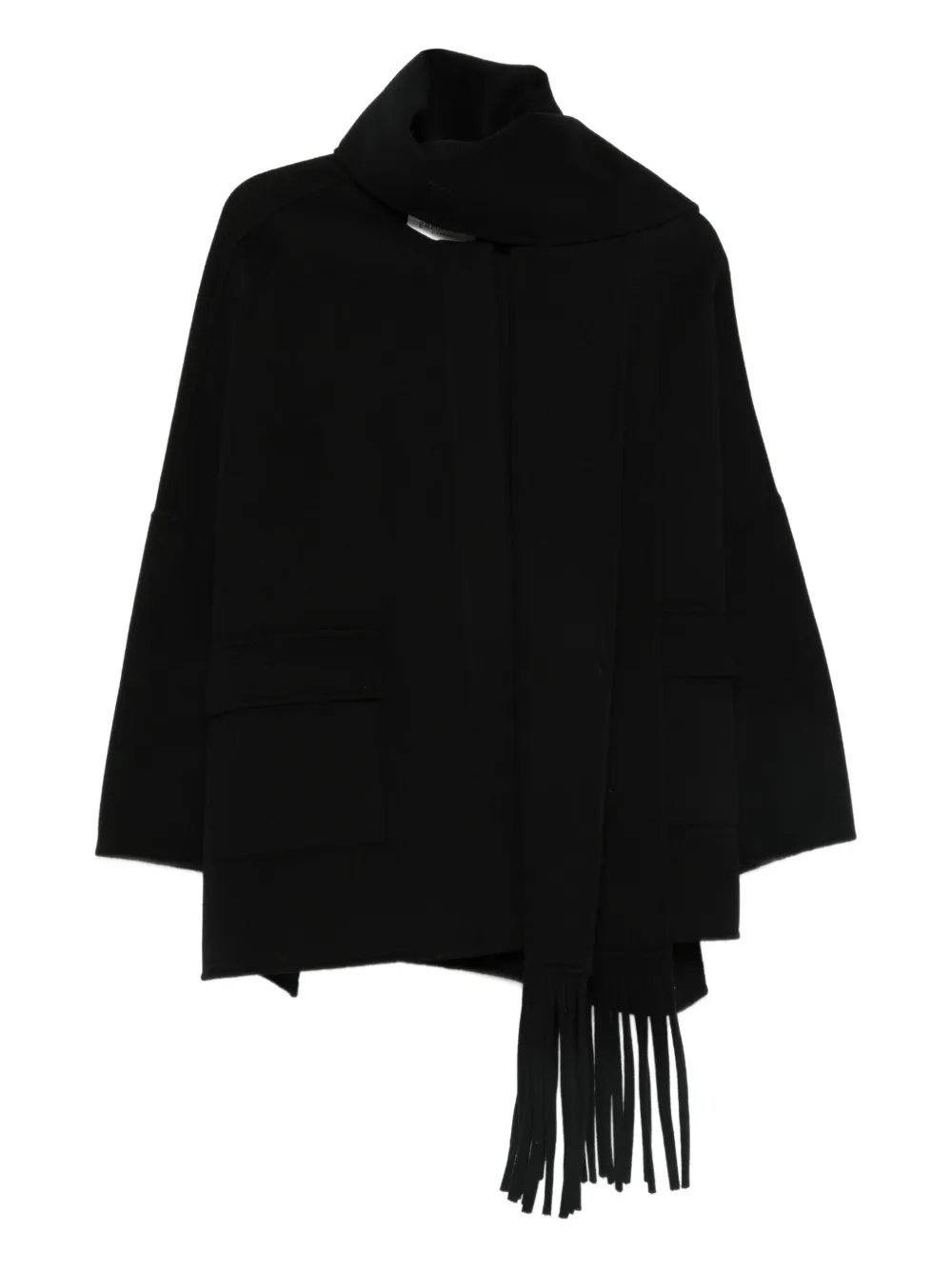 ERMANNO FIRENZE  chamarra con mascada | negro | Image 1