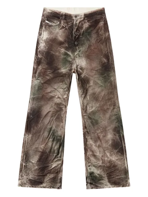 Diesel x Thug Club high-waisted straight-leg trousers