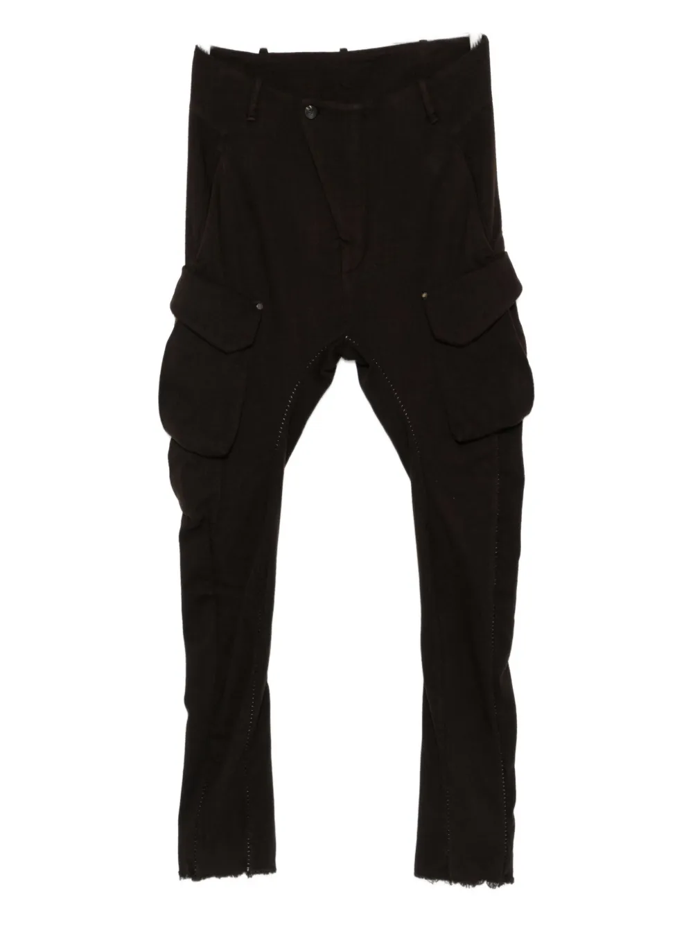 Masnada cargo straight-leg trousers - Nero