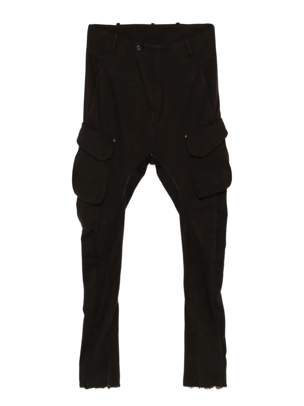 Masnada cargo straight-leg trousers | Black | Image 1