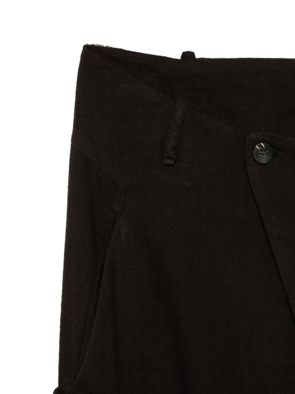 Masnada Cargo straight broek Zwart