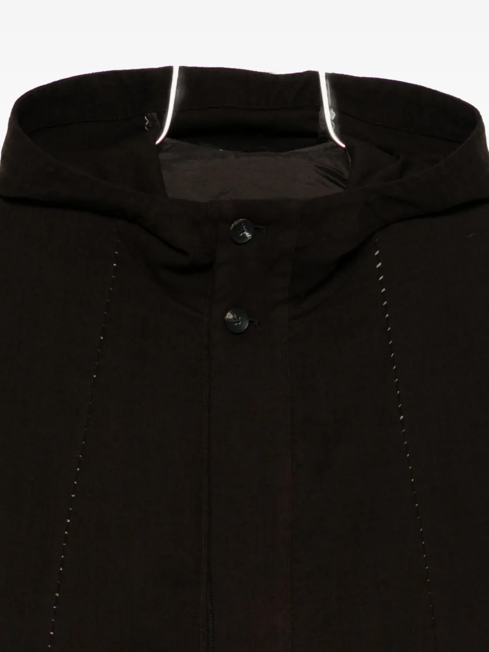 Masnada Hooded Parka In Brown