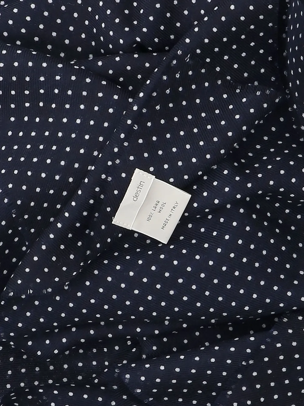 Destin Sjaal met stippen Blauw