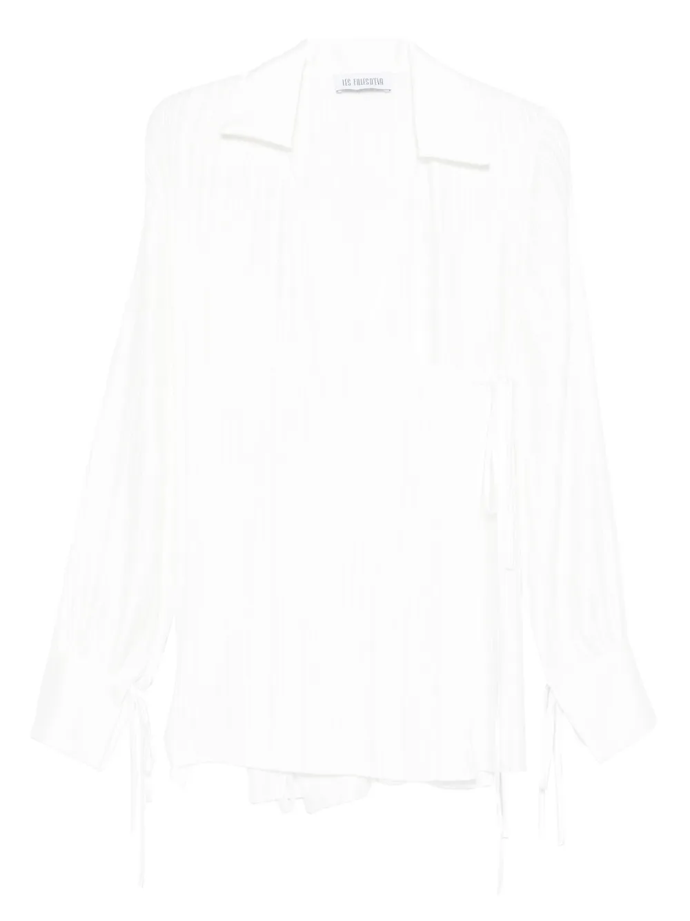 Les Filles d'Eva tie-detail blouse | White | Image 1