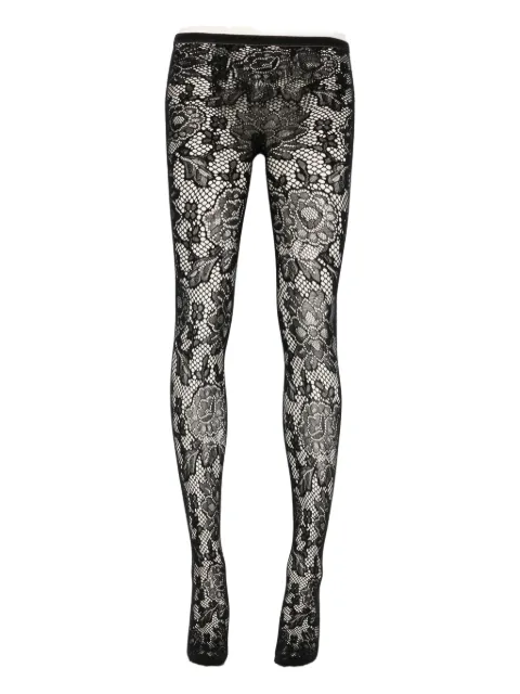 Les Filles d'Eva floral-lace tights
